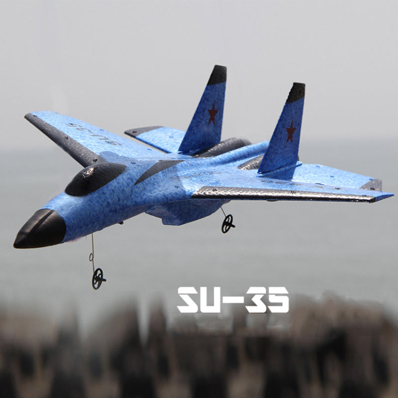 Avião Controle Remoto SU-35 Flexível e À Prova D'água - Alcance de